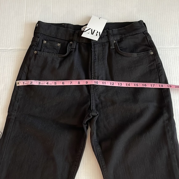 NEW HIGH-WAISTED CROPPED SLIM FIT JEANS - Picture 11 of 11